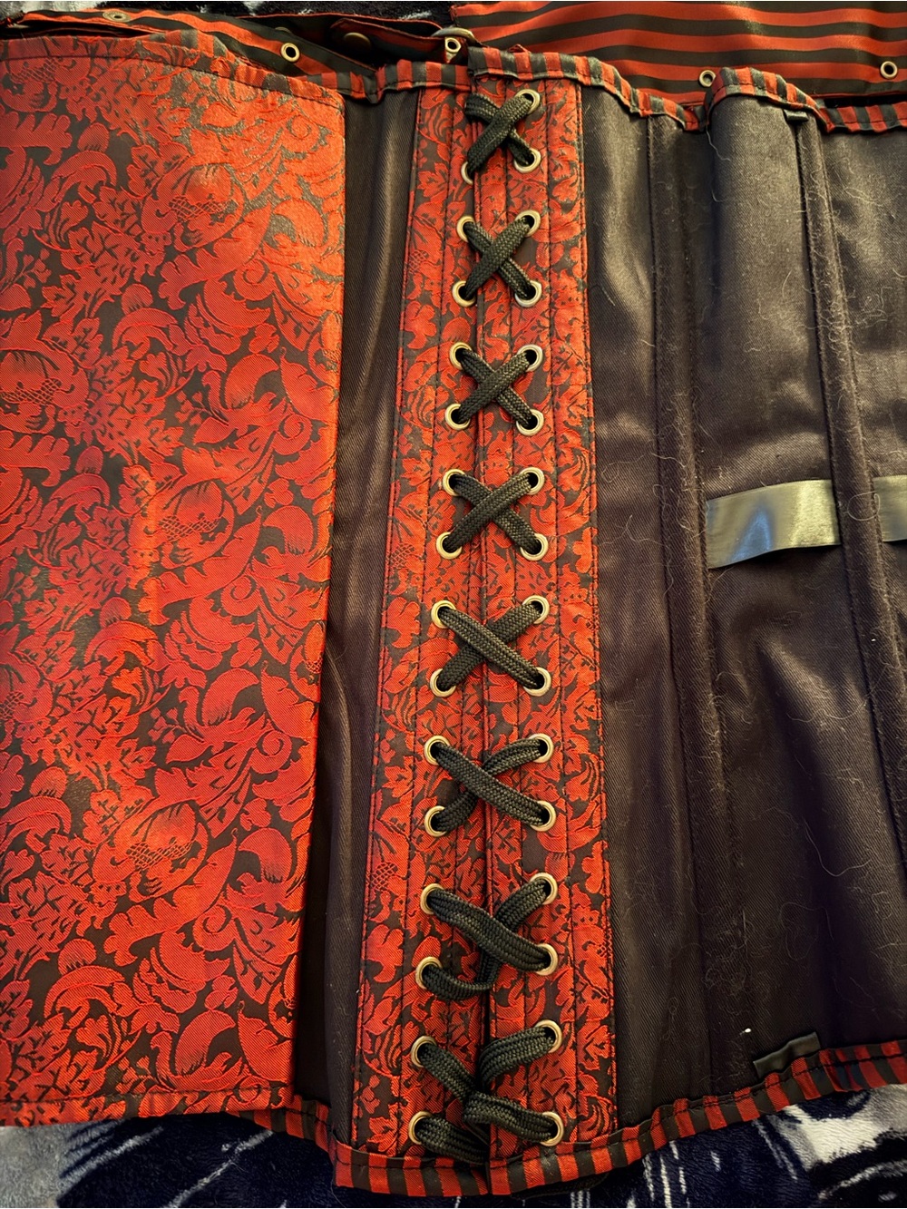 Corsetstory Red longline steampunk corsets/utility belt pouches | sz 36 - Picture 4 of 6